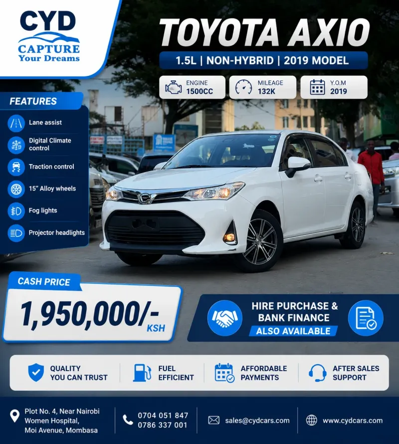 Toyota Axio 2019 Petrol