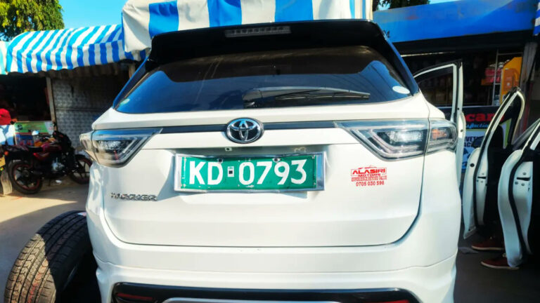 Types of Number Plates in Kenya: What They Mean and How to Identify Them